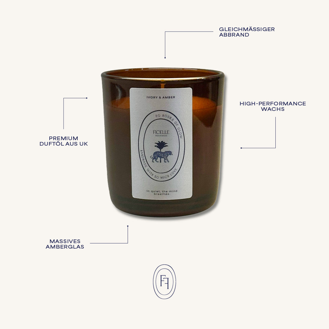 "SILENCE" IVORY & AMBER